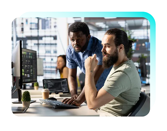 developers talking image